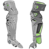 All Star MVP Pro Adult Leg Guards, Silver