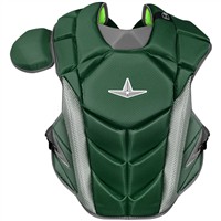 All Star MVP Pro Adult Chest Protector, Dark Green/Grey