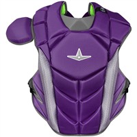All Star MVP Pro Adult Chest Protector, Purple/Grey