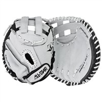 All Star Youth Future Star Fastpitch Catcher's Glove, White/Black