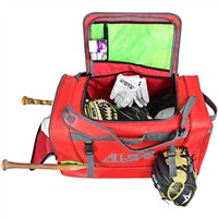 All Star S7 Elite Players Duffle Bat Bag, Scarlet