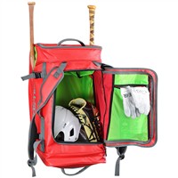 All Star S7 Elite Players Duffle Bat Bag, Scarlet