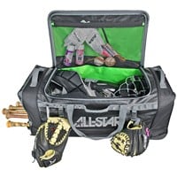 All Star S7 Elite Wheeled Catchers Bag, Black