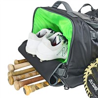 All Star S7 Elite Wheeled Catchers Bag, Black