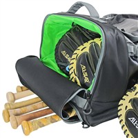 All Star S7 Elite Wheeled Catchers Bag, Black