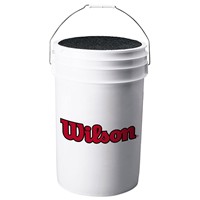 Wilson Exclusive A1035 24-Ball Baseball Bucket Combo, z-white-v