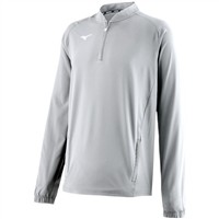 Mizuno Men's Game Time Hitting Jacket, Grey