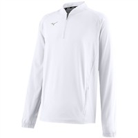 Mizuno Men's Game Time Hitting Jacket, White