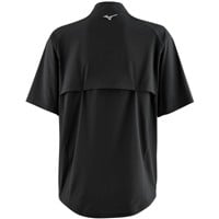 Mizuno Men's Game Time Short Sleeve Hitting Jacket, Black