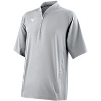 Mizuno Men's Game Time Short Sleeve Hitting Jacket, Grey