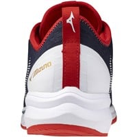 Mizuno Men's Dominant 4 Low Turf Baseball Shoes, White/Black