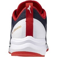 Mizuno Men's Dominant 4 Low Turf Baseball Shoes, Navy/Red
