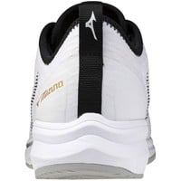 Mizuno Men's Dominant 4 Low Turf Baseball Shoes, White/Black