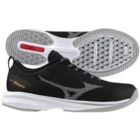 Mizuno Men's Dominant 4 Low Turf Baseball Shoes, Black/White