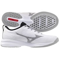 Mizuno Men's Dominant 4 Low Turf Baseball Shoes, White/Black