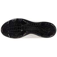 Mizuno Women's Pro FP Low Metal Softball Cleats, White/Black