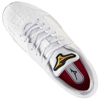 Mizuno Women's Pro FP Low Metal Softball Cleats, White/Silver