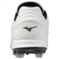Mizuno Women's Pro FP Low TPU Molded Softball Cleats, White/Black