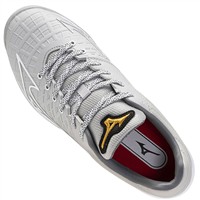 Mizuno Women's Pro FP Low Softball Turf Shoes, Light Grey