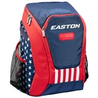 Easton Dugout Backpack, Red/White/Blue