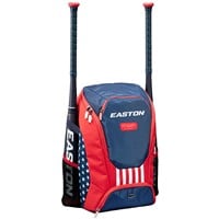 Easton Dugout Backpack, Red/White/Blue