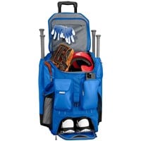 Easton 5 Tool Phenom Wheeled Bag, Light Blue