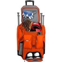 Easton 5 Tool Phenom Wheeled Bag, Orange