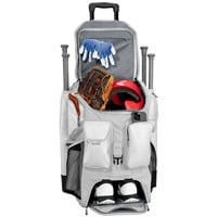 Easton 5 Tool Phenom Wheeled Bag, White
