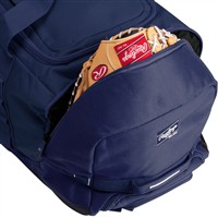 Rawlings Yadi2 Wheeled Equipment Bag, Navy