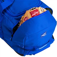 Rawlings Yadi2 Wheeled Equipment Bag, Royal