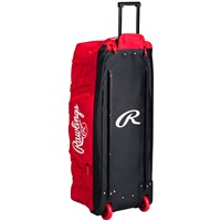 Rawlings Yadi2 Wheeled Equipment Bag, Scarlet