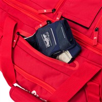 Rawlings Yadi2 Wheeled Equipment Bag, Scarlet