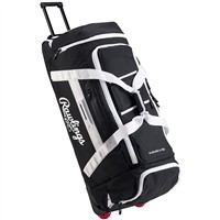Rawlings Yadi2 Wheeled Equipment Bag, Black