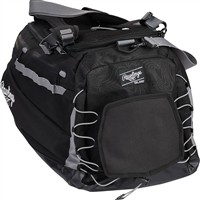 Rawlings Mach Hybrid Backpack/Duffle Bat Bag, Black