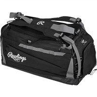 Rawlings Mach Hybrid Backpack/Duffle Bat Bag, Black