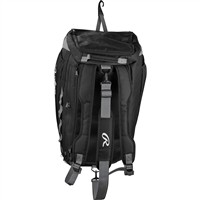 Rawlings Mach Hybrid Backpack/Duffle Bat Bag, Black