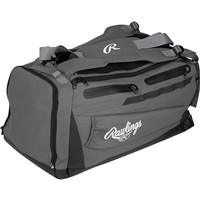 Rawlings Mach Hybrid Backpack/Duffle Bat Bag, Dark Grey