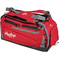 Rawlings Mach Hybrid Backpack/Duffle Bat Bag, Scarlet