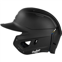 Rawlings Mach Fit Batting Helmet, Black