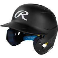 Rawlings Mach Fit Batting Helmet, Black