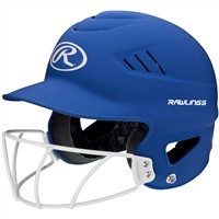 Rawlings CoolFlo Highlighter Fastpitch Softball Batting Helmet, Royal
