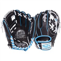 Rawlings Pro Preferred 934 11.5in Baseball Glove (PROS934-2BW), Black/Blue