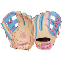 Rawlings Heart of the Hide 314 11.5in Baseball Glove (PROR314-32CCB), Tan/Blue