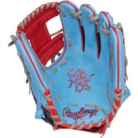 Rawlings Heart of the Hide 204 11.5in Baseball Glove (PROR204-2CBS), Blue/Red