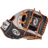 Rawlings Heart of the Hide Contour Fit 234 11.5in Baseball Glove (PROR234U-2D), Grey/Grey
