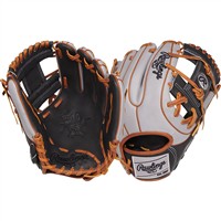 Rawlings Heart of the Hide Contour Fit 234 11.5in Baseball Glove (PROR234U-2D), Grey/Grey