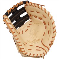 Rawlings Heart of the Hide DCT 13in 1st Base Baseball Glove (PRORDCT-10C), Camel/Black