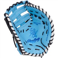 Rawlings Heart of the Hide DCT 13in 1st Base Baseball Glove (PRORDCT-10CB), Blue/Black