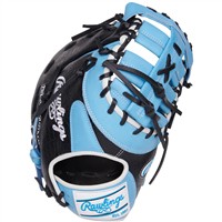 Rawlings Heart of the Hide DCT 13in 1st Base Baseball Glove (PRORDCT-10CB), Blue/Black