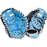 Rawlings Heart of the Hide DCT 13in 1st Base Baseball Glove (PRORDCT-10CB), Blue/Black
